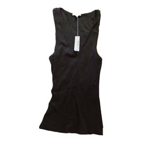 JAMES PERSE NWT Size 4 Black V Neck Tank Top